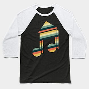 'Retro House Music' Awesome Music Vintage Gift Baseball T-Shirt